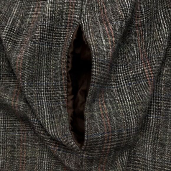 TanJay Pants Comfort Slacks Sweatpants Elastic Soft Wide Leg Brown Plaid 16 W - Picture 11 of 12